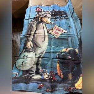 Very colorful and cute Halloween Flag.